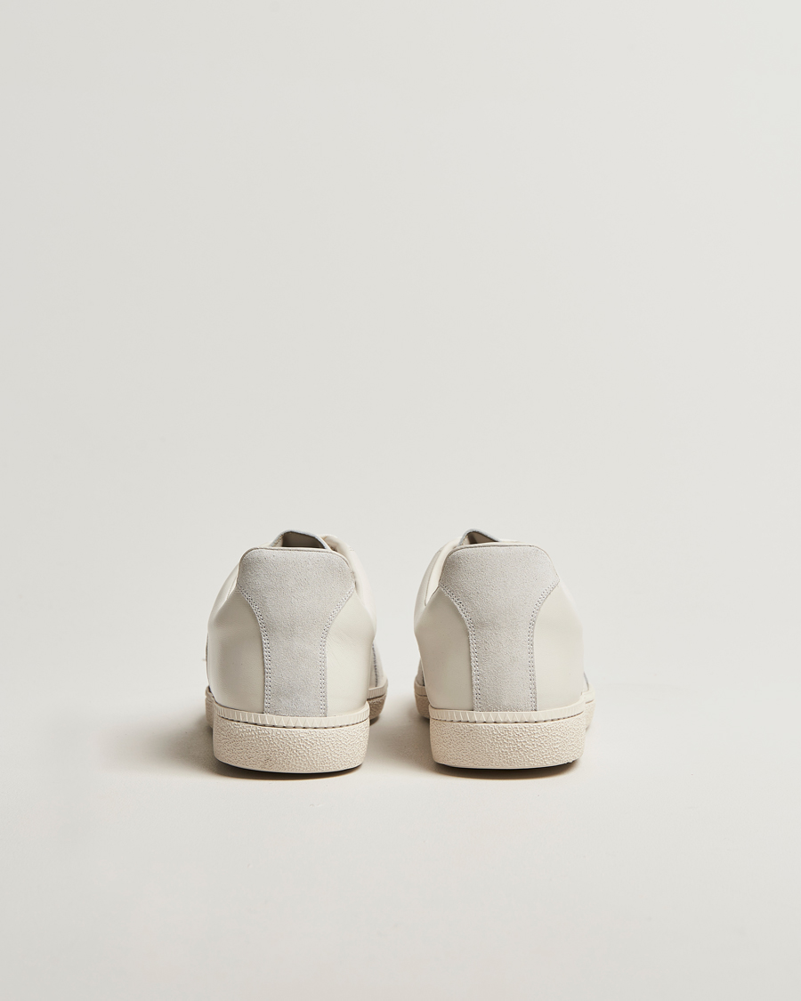 Herr | Sneakers | Sweyd | Nappa/Suede Army Trainer White