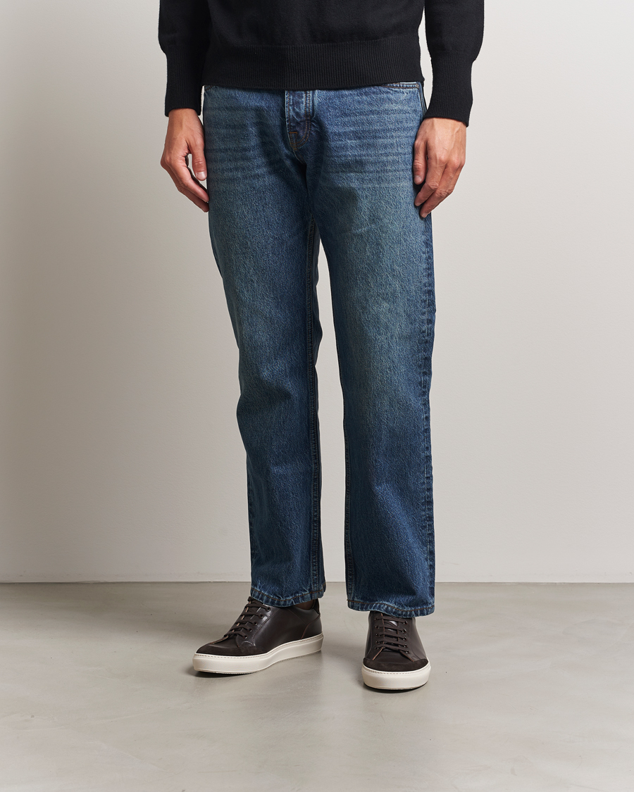 Herr | Sneakers | Sweyd | Center Leather/Suede Sneakers Dark Brown