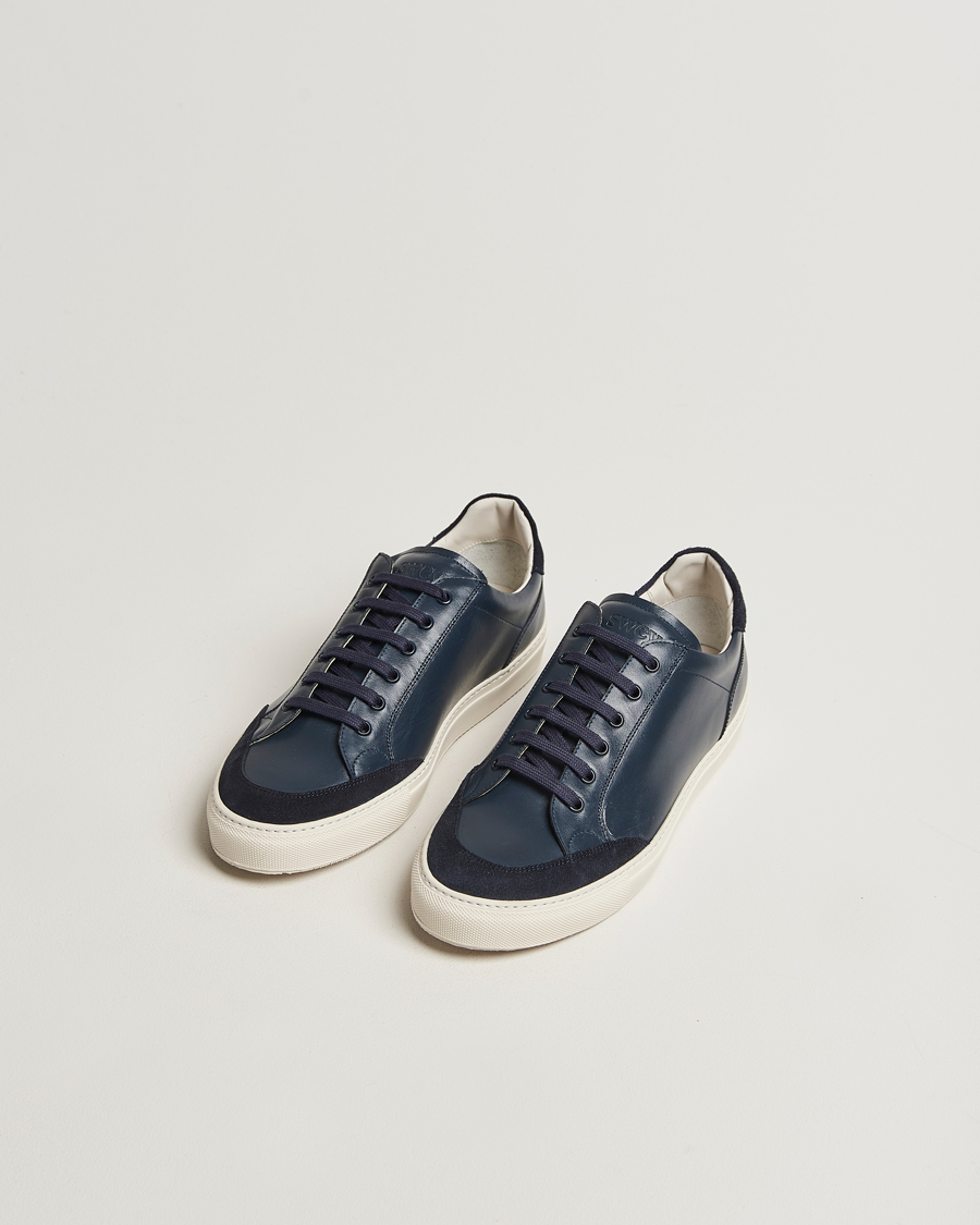 Herr | Sneakers | Sweyd | Center Leather/Suede Sneakers Navy