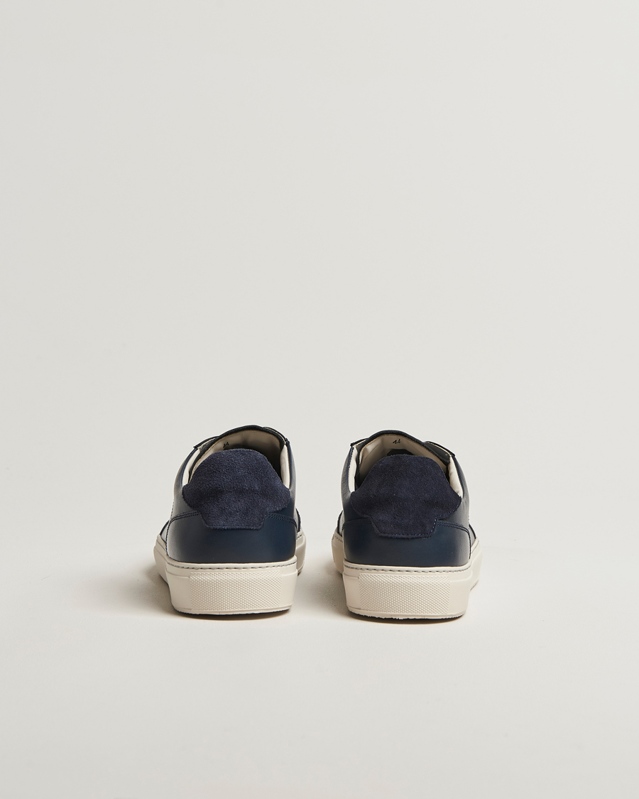 Herr | Sneakers | Sweyd | Center Leather/Suede Sneakers Navy