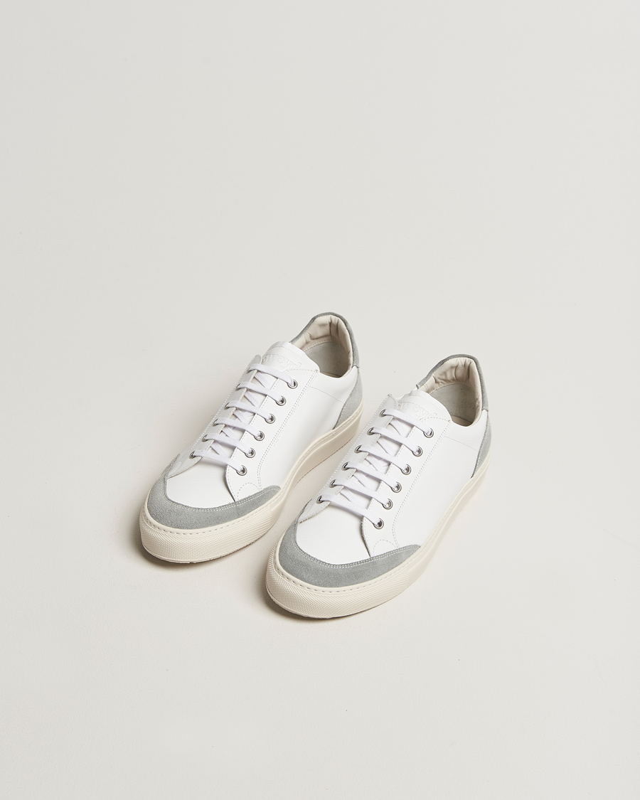Herr | Sneakers | Sweyd | Center Leather/Suede Sneakers White
