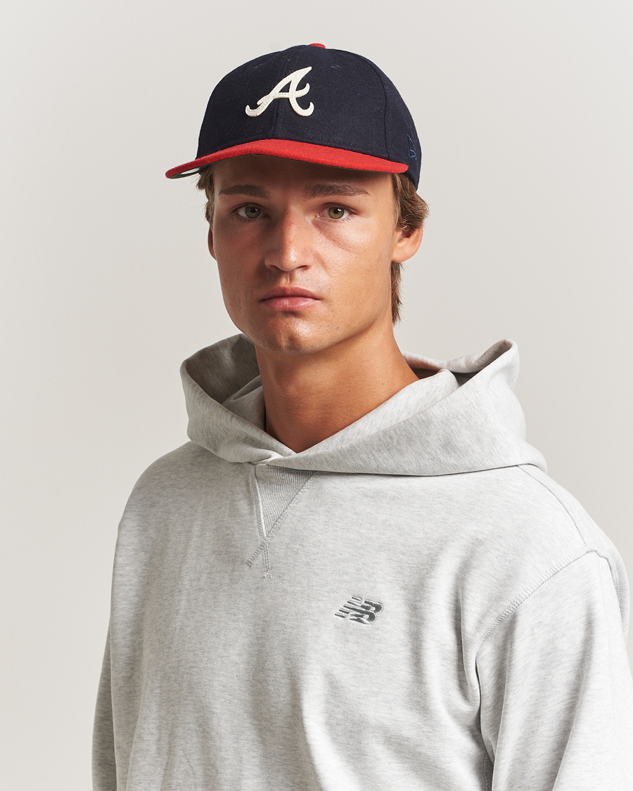 Herr | Hattar & kepsar | New Era | Retro Crown 9Fifty Melton Wool Cap Atlanta Braves