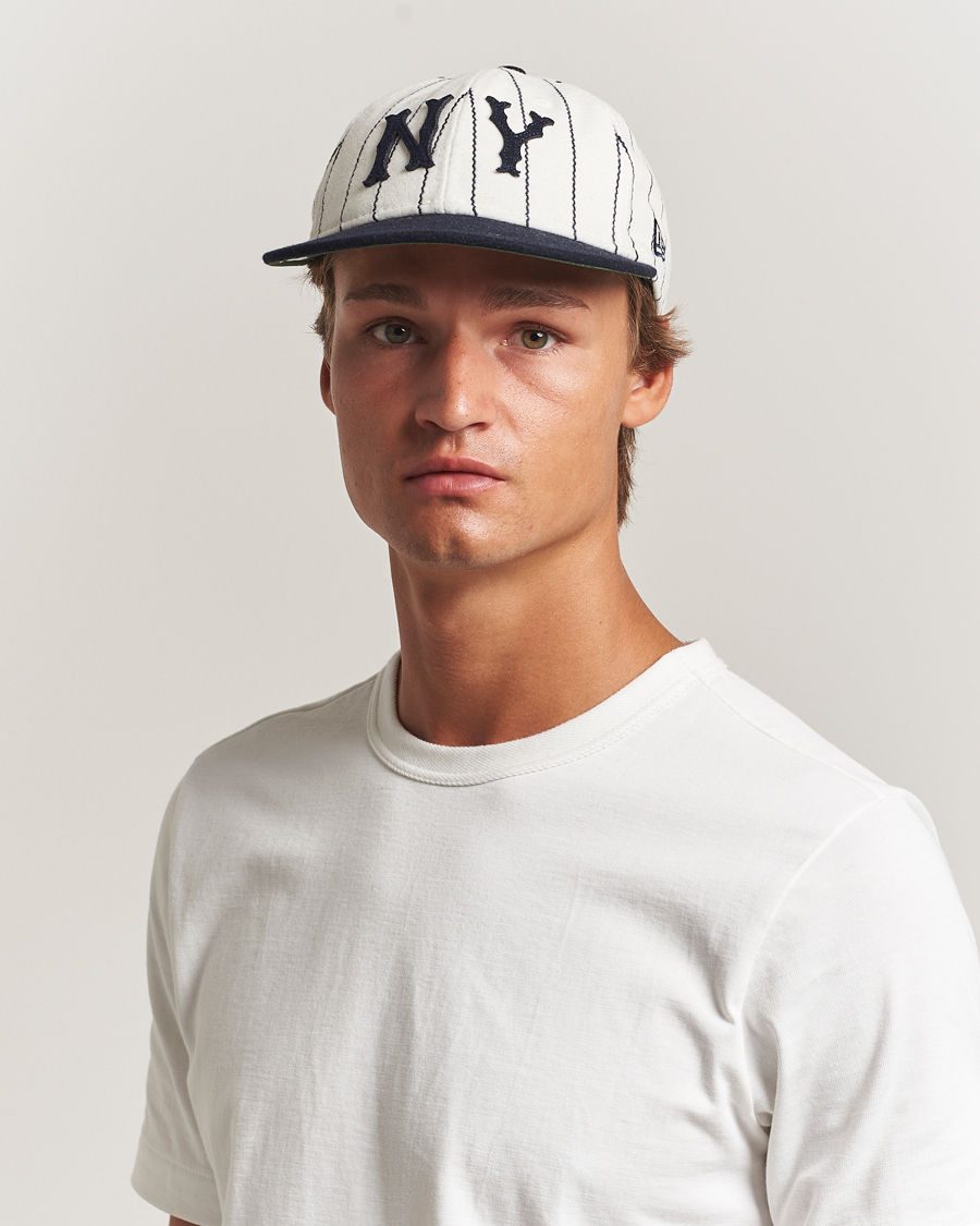 Herr | Hattar & kepsar | New Era | Retro Crown 9Fifty Melton Wool Cap New York Yankees Stripe