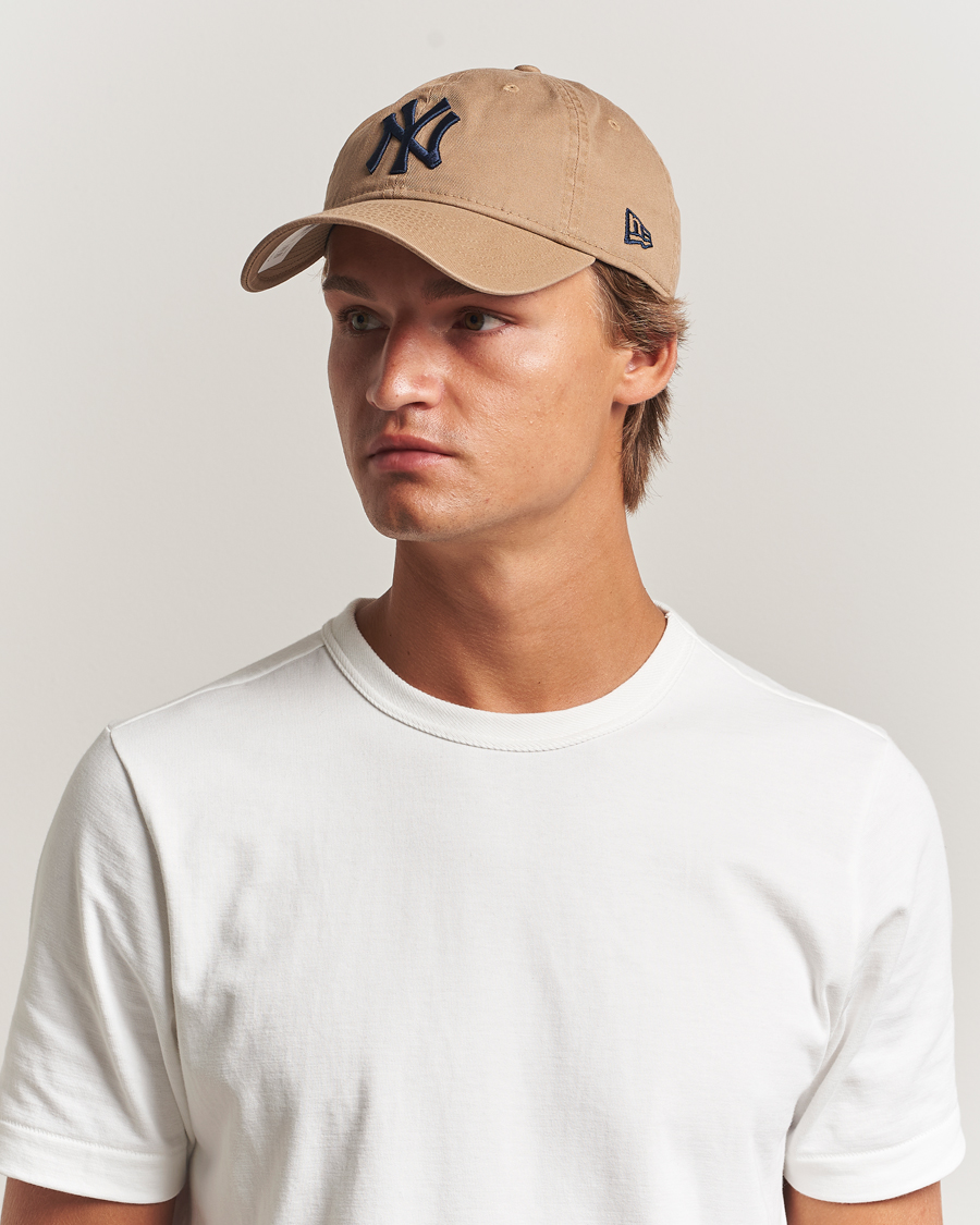 Herr | Hattar & kepsar | New Era | New Era9Twenty Washed Cotton CapBeige New York Yankees