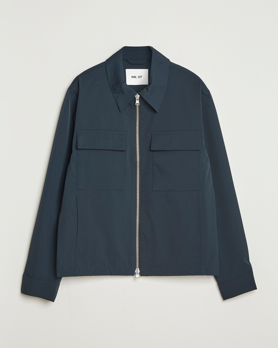 Herr | Jackor | NN07 | Alban Bomber Jacket Navy Blue