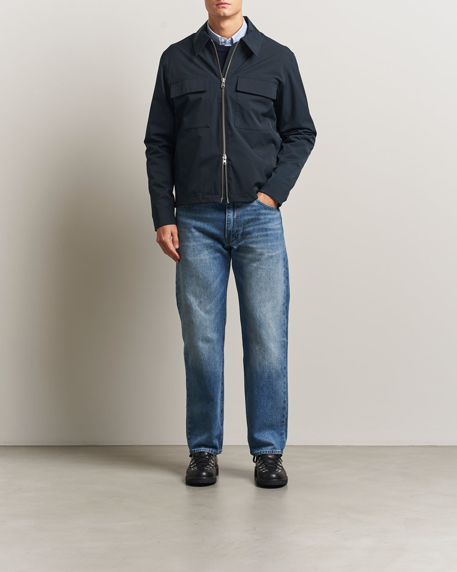 Herr | Jackor | NN07 | Alban Bomber Jacket Navy Blue