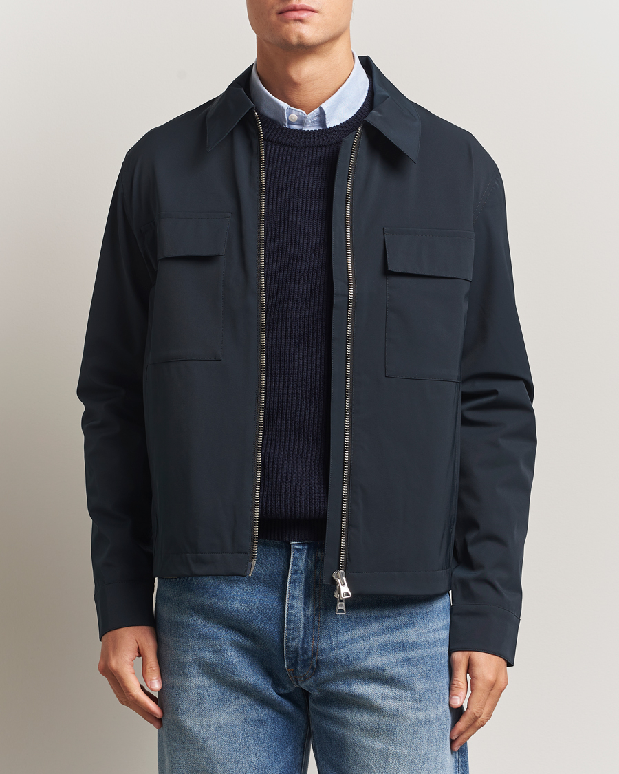 Herr | Jackor | NN07 | Alban Bomber Jacket Navy Blue