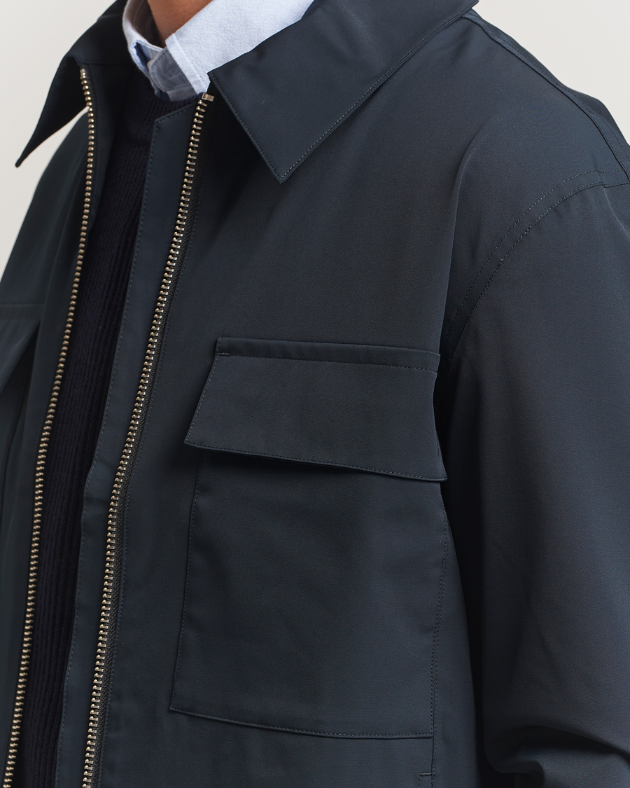 Herr | Jackor | NN07 | Alban Bomber Jacket Navy Blue