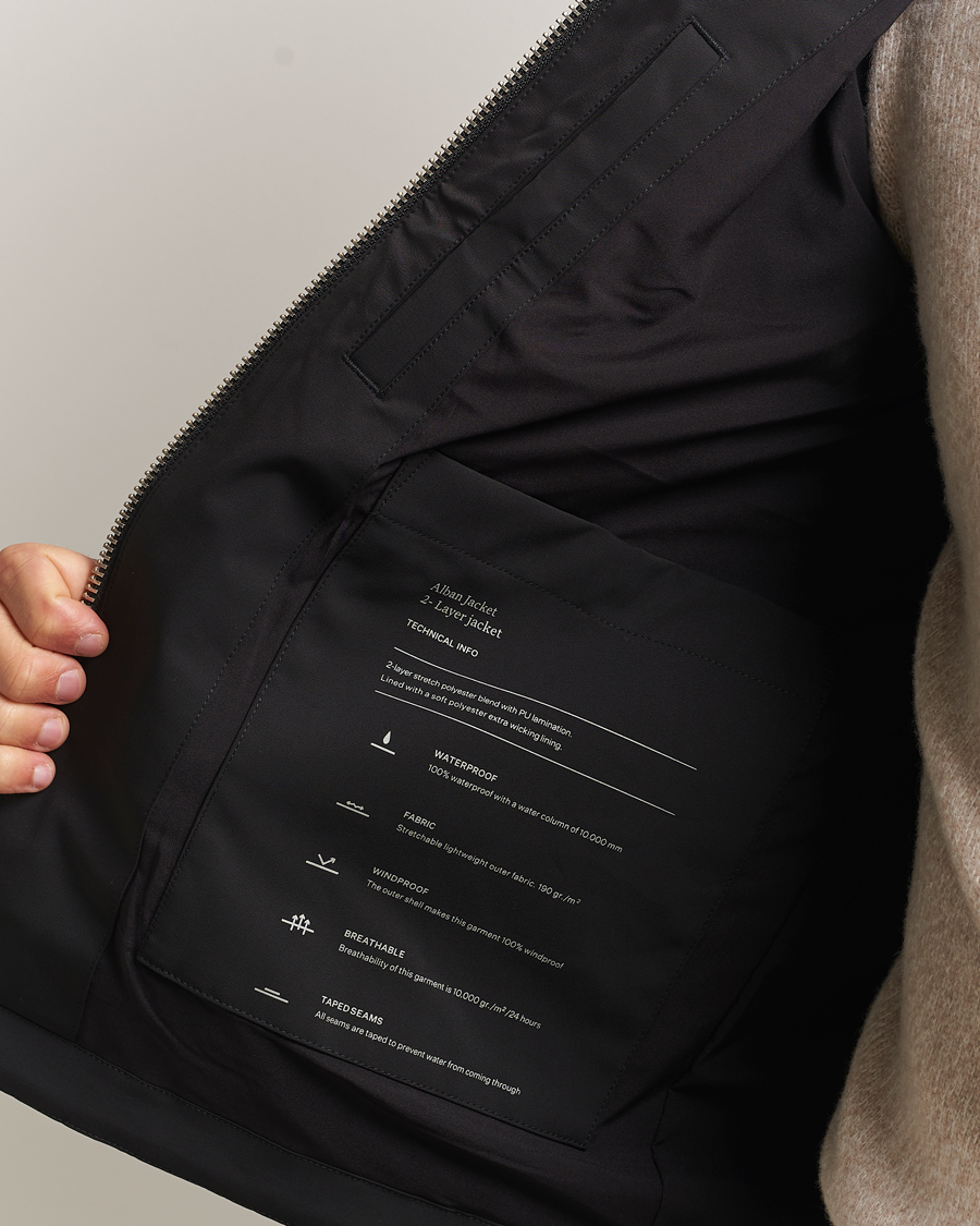 Herr | Jackor | NN07 | Alban Bomber Jacket Black