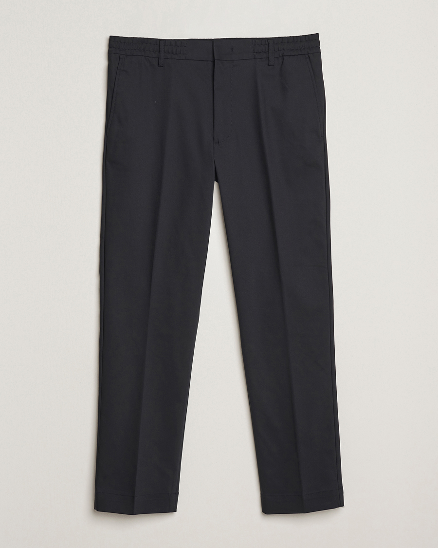 Herr | Byxor | NN07 | Baker Cotton Drawstring Trousers Navy
