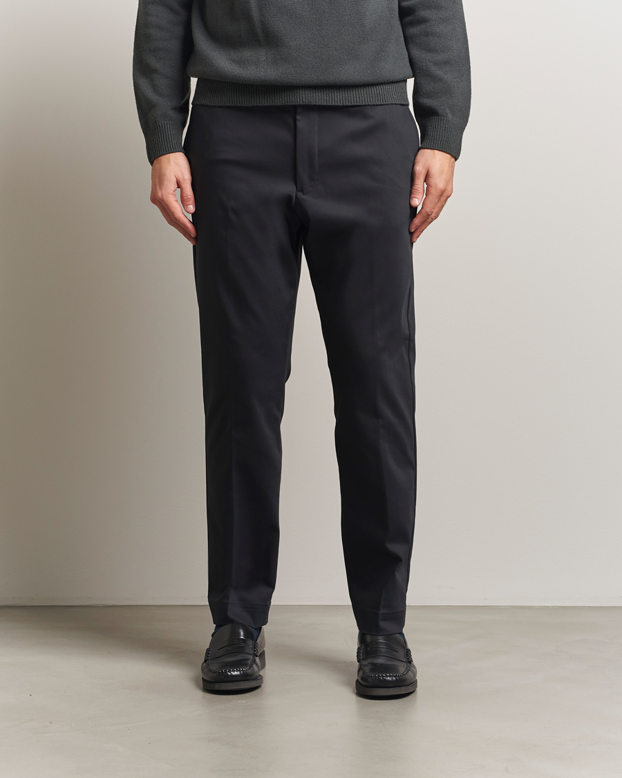 Herr | Byxor | NN07 | Baker Cotton Drawstring Trousers Navy