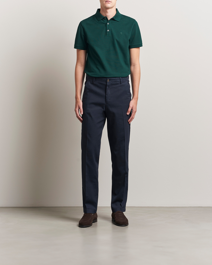 Herr | Pikéer | Ralph Lauren Purple Label | Short Sleeve Polo Moss Agate