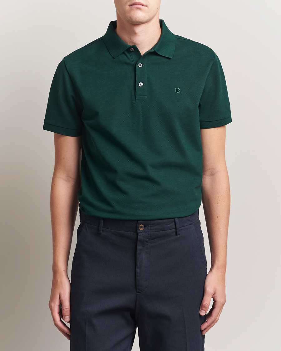 Herr | Pikéer | Ralph Lauren Purple Label | Short Sleeve Polo Moss Agate