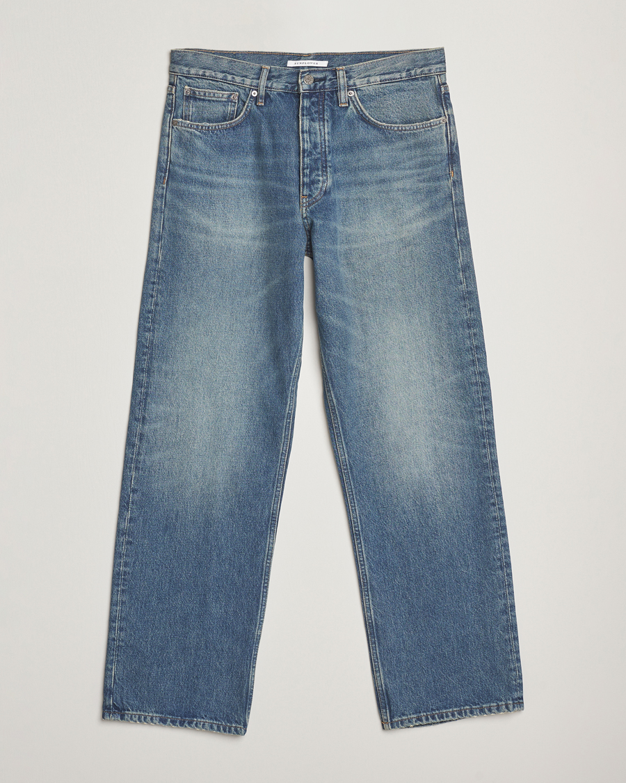 Herr | Jeans | Sunflower | Loose Jeans Dark Blue Vintage