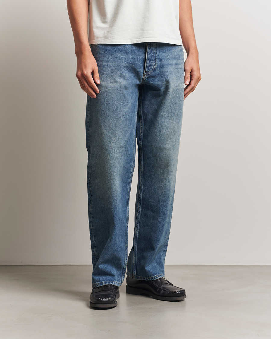 Herr | Jeans | Sunflower | Loose Jeans Dark Blue Vintage