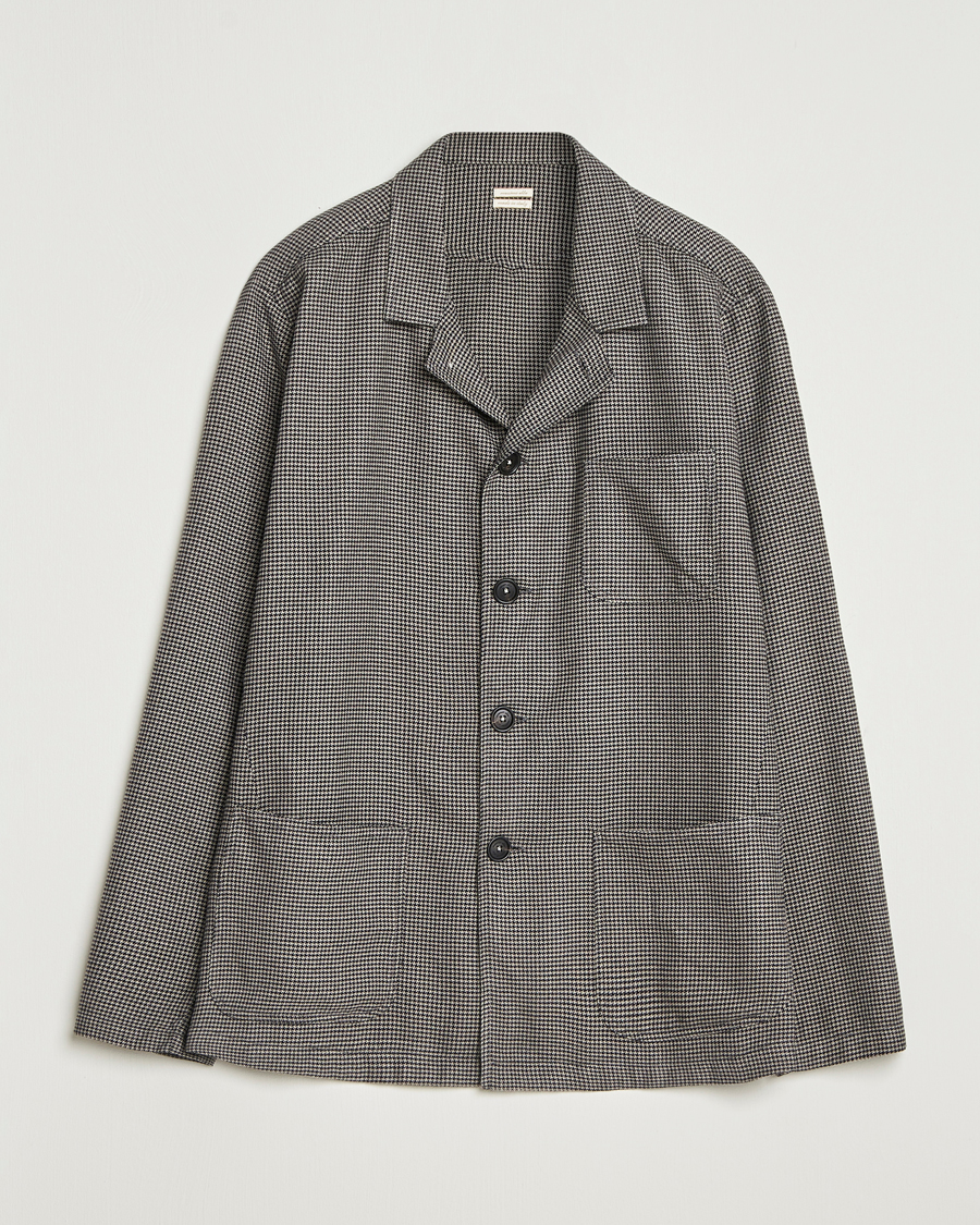 Herr | Jackor | Massimo Alba | Florida Peach Cotton Shirt Jacket Smoke