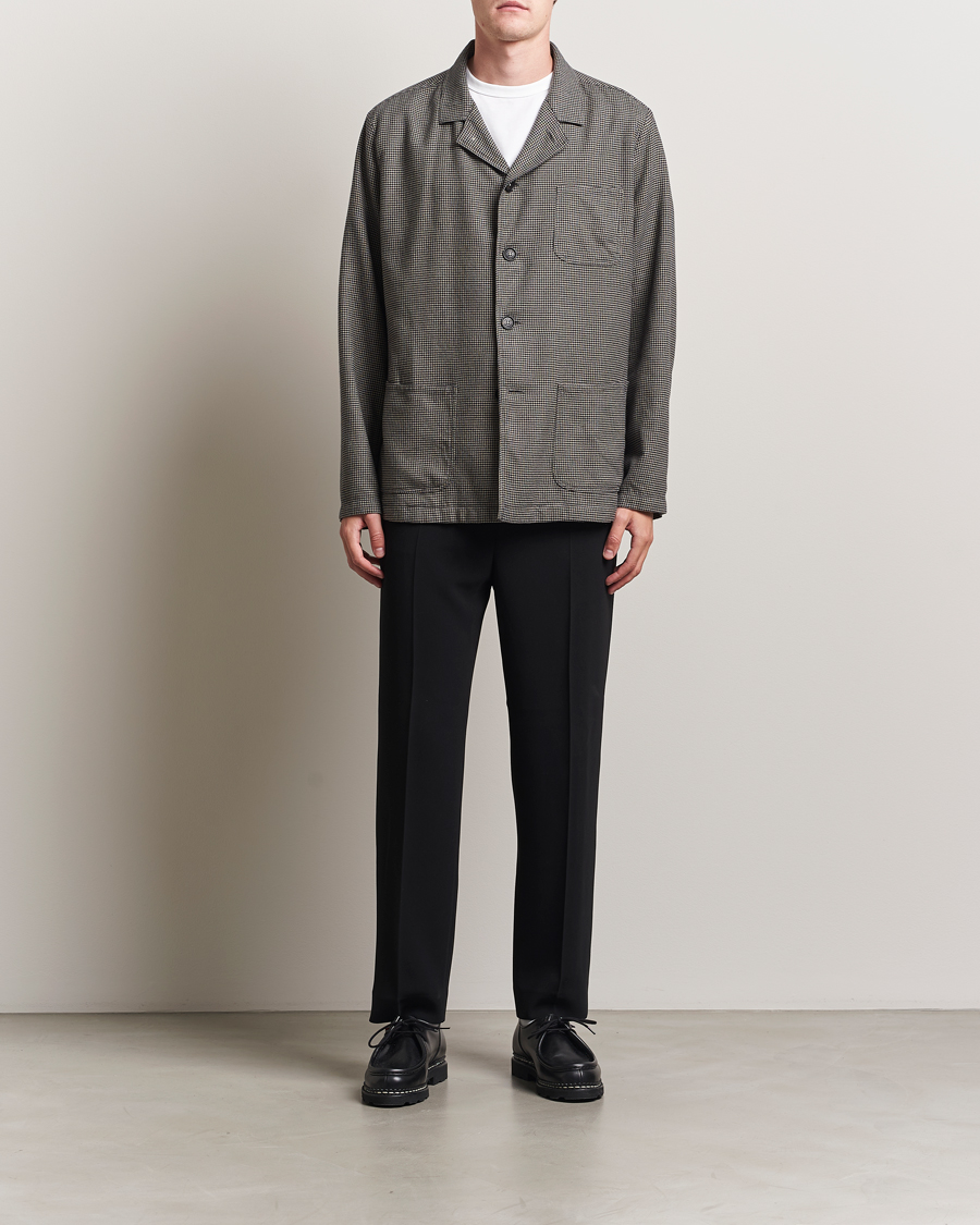 Herr | Jackor | Massimo Alba | Florida Peach Cotton Shirt Jacket Smoke