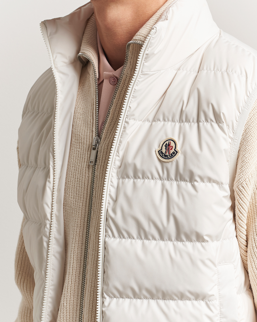 Herr | Västar | Moncler | Contrin Down Vest Off White
