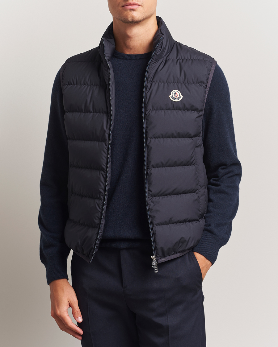 Herr | Västar | Moncler | Contrin Down Vest Navy
