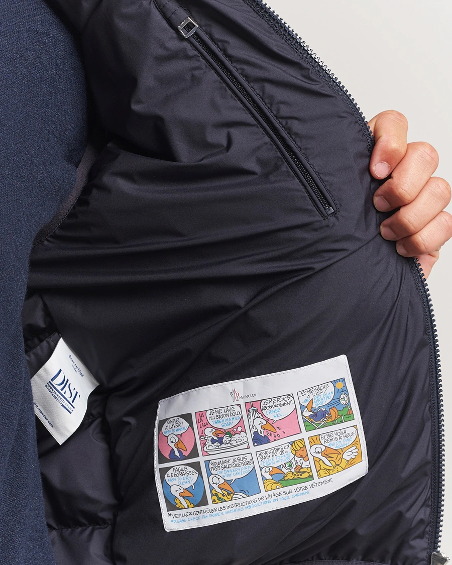 Herr | Västar | Moncler | Contrin Down Vest Navy
