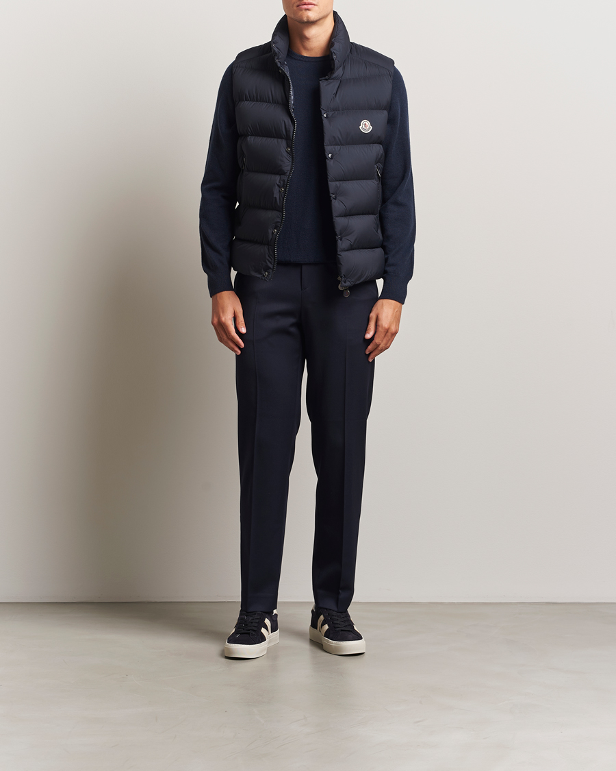 Herr | Västar | Moncler | Tibb Matte Down Vest Navy
