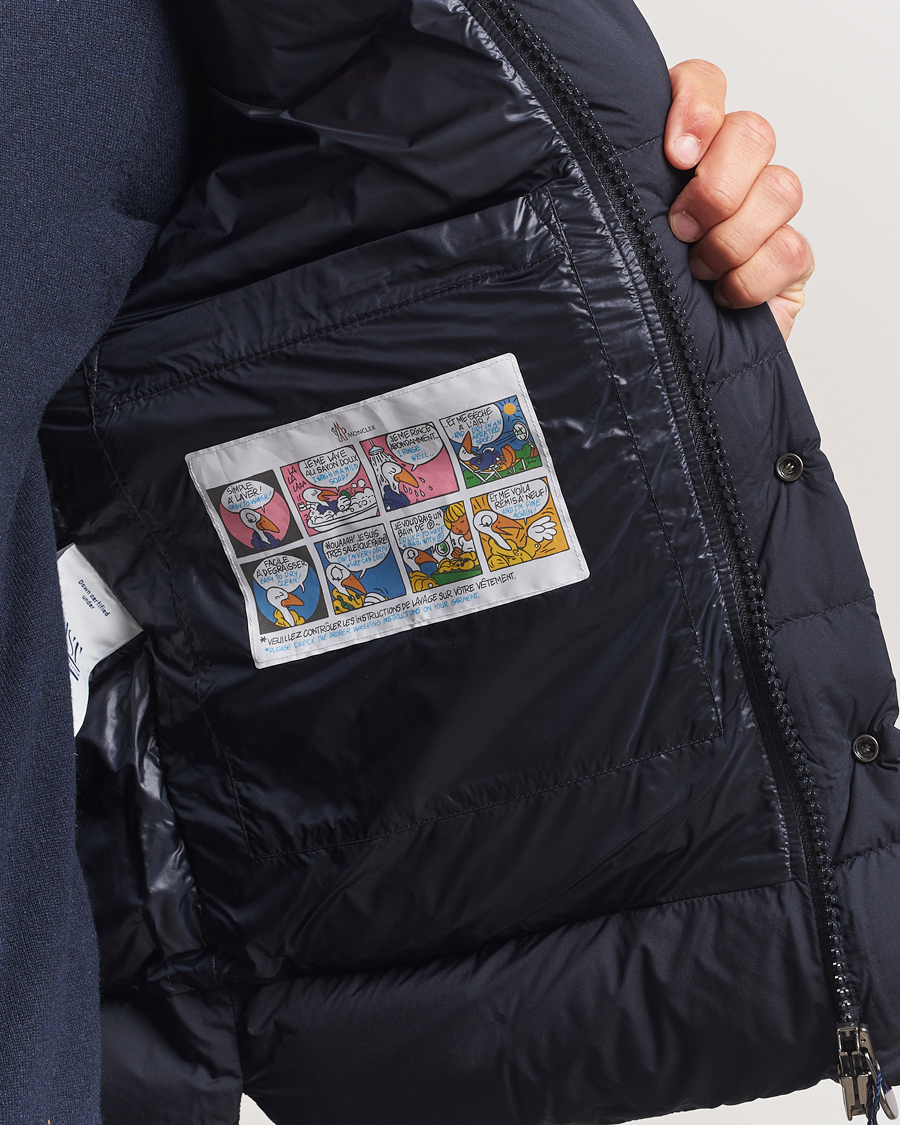 Herr | Västar | Moncler | Tibb Matte Down Vest Navy