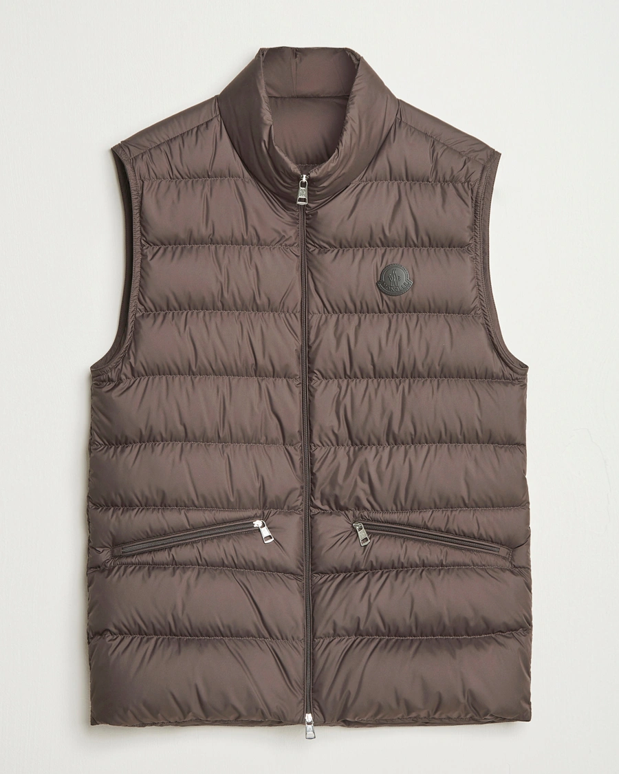 Herr | Västar | Moncler | Treompan Down Vest Brown