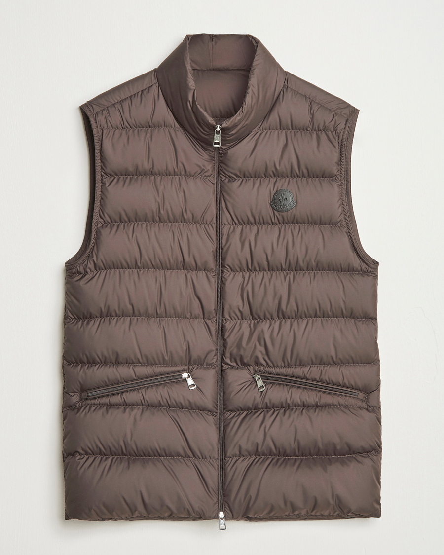Herr | Jackor | Moncler | Treompan Down Vest Brown