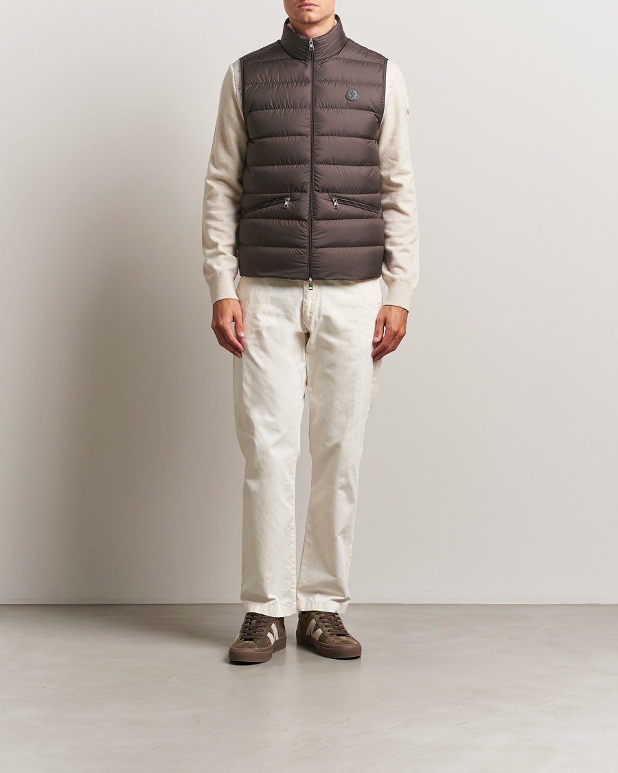 Herr | Jackor | Moncler | Treompan Down Vest Brown