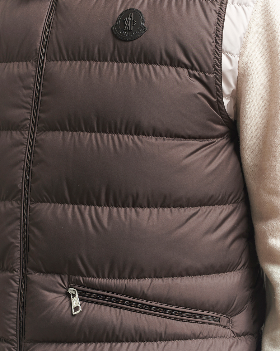 Herr | Västar | Moncler | Treompan Down Vest Brown