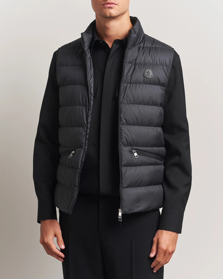 Herr | Västar | Moncler | Treompan Down Vest Black