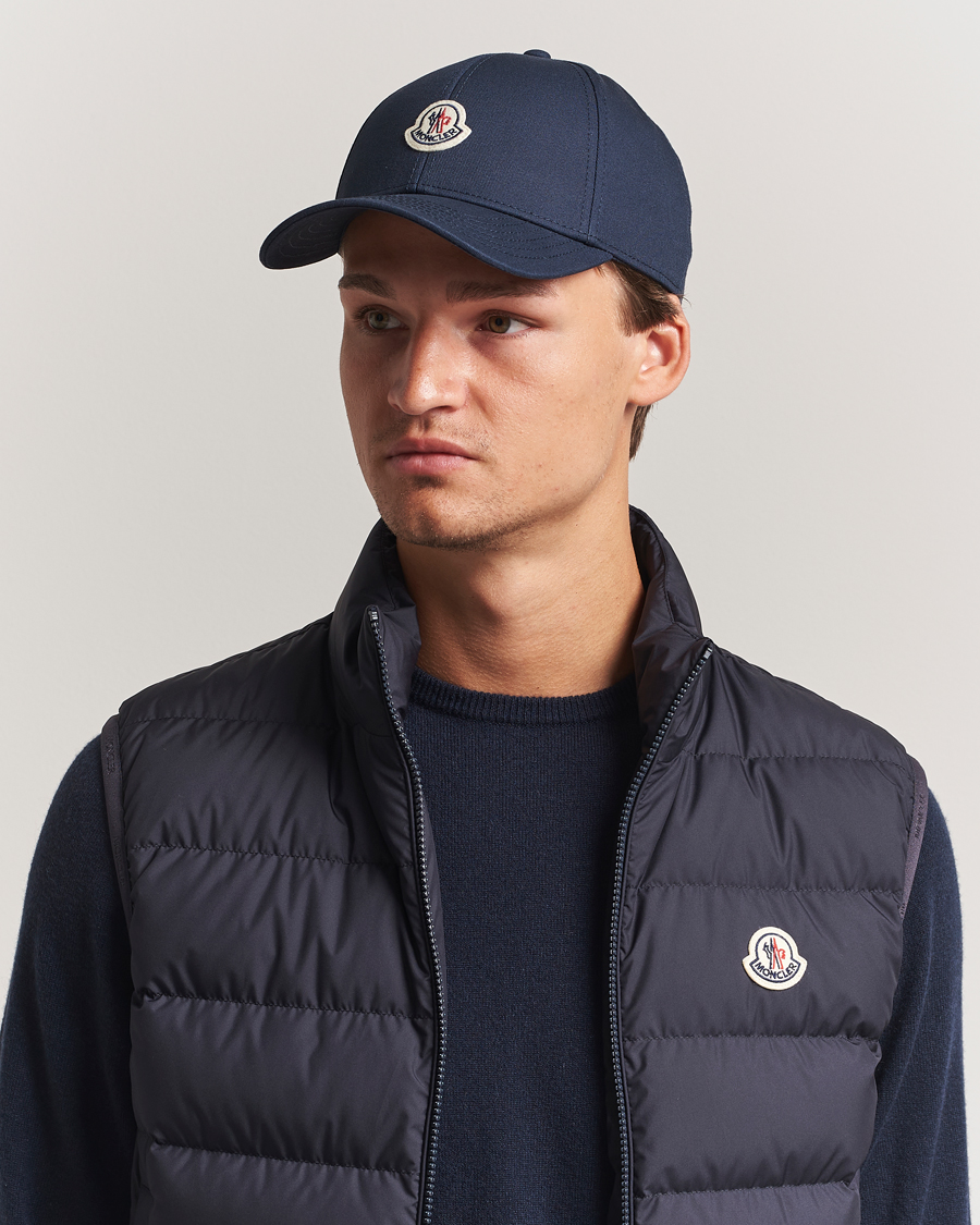 Herr | Hattar & kepsar | Moncler | Logo Baseball Cap Navy