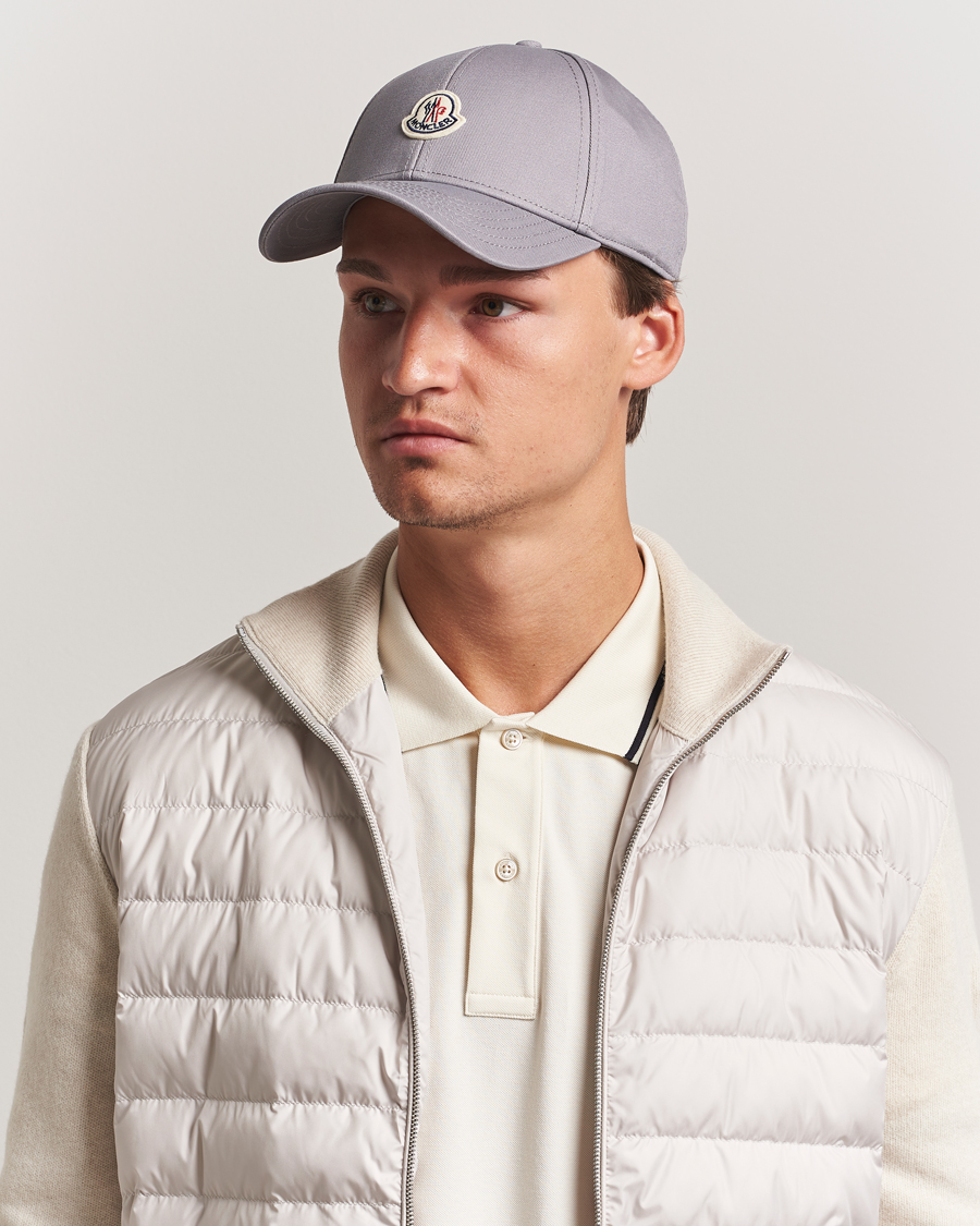 Herr | Hattar & kepsar | Moncler | Logo Baseball Cap Grey