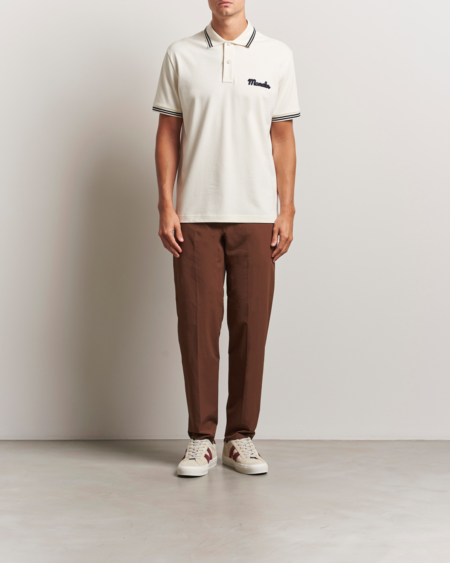 Herr | Pikéer | Moncler | Vintage Logo Polo Off White
