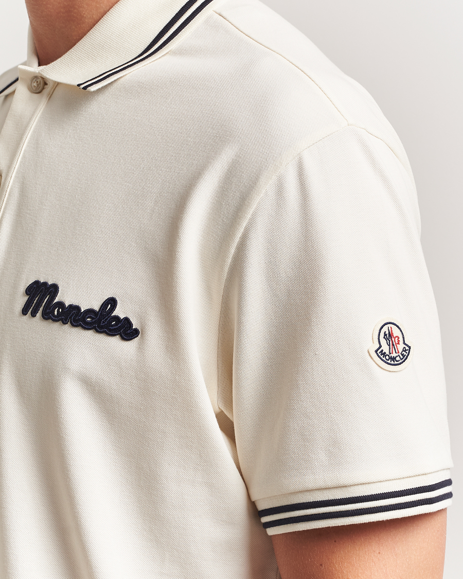 Herr | Pikéer | Moncler | Vintage Logo Polo Off White