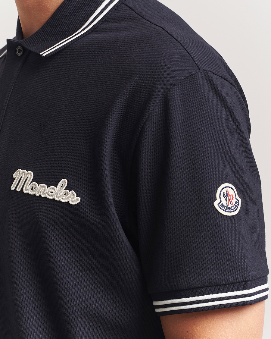 Herr | Pikéer | Moncler | Vintage Logo Polo Navy