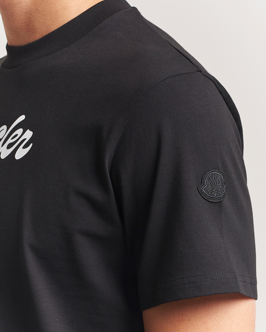 Herr | T-Shirts | Moncler | Printed T-Shirt Black
