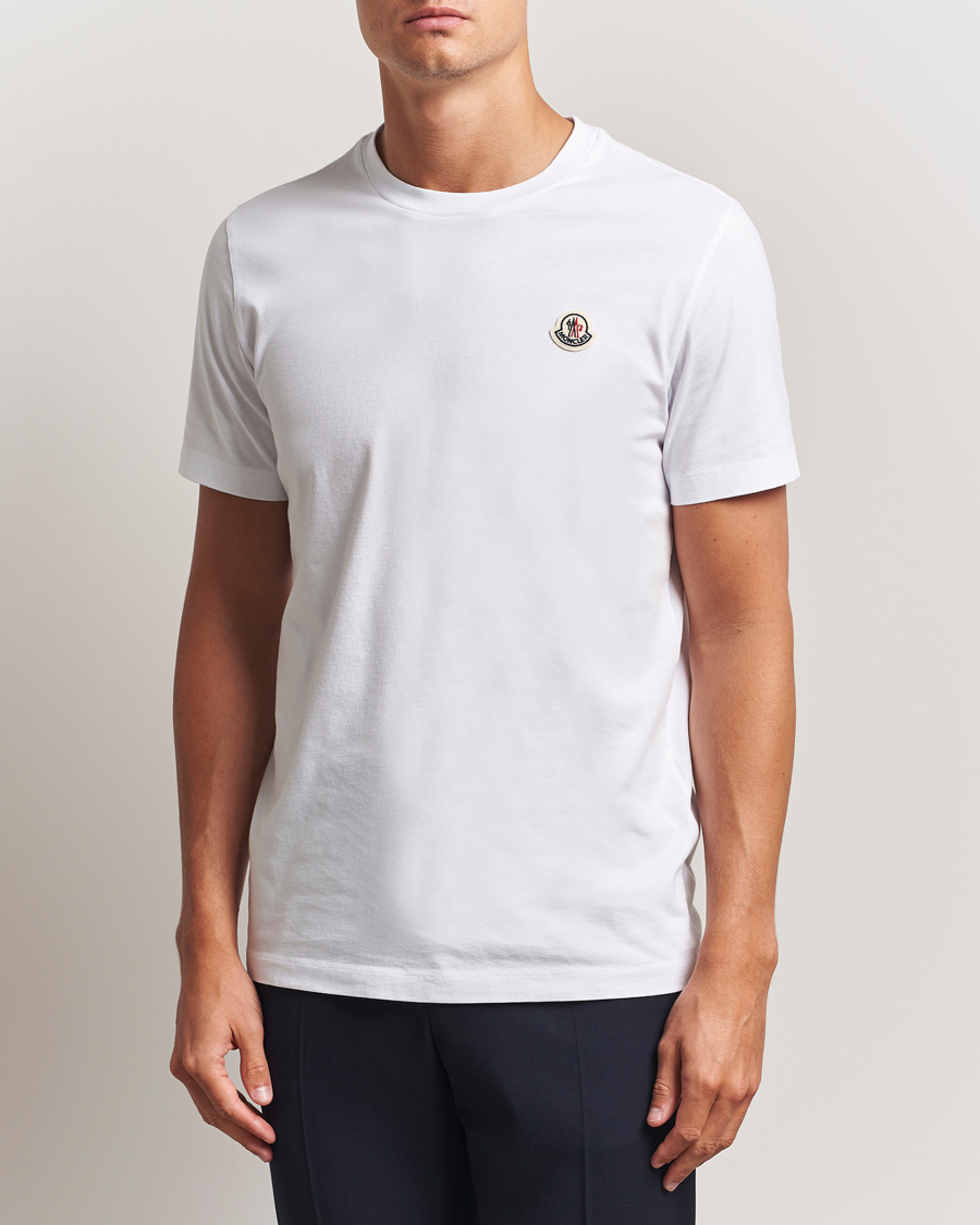 Herr | T-Shirts | Moncler | 3-Pack Logo T-Shirt White