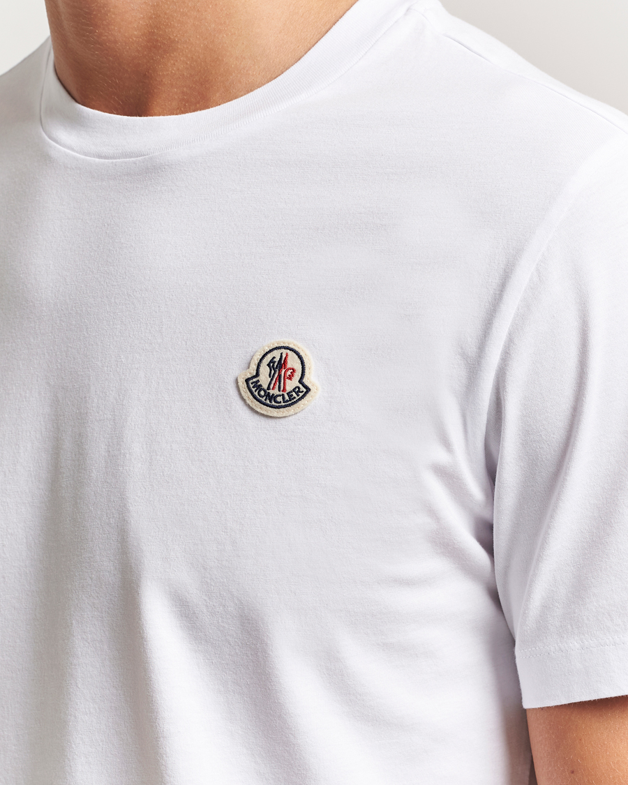 Herr | T-Shirts | Moncler | 3-Pack Logo T-Shirt White