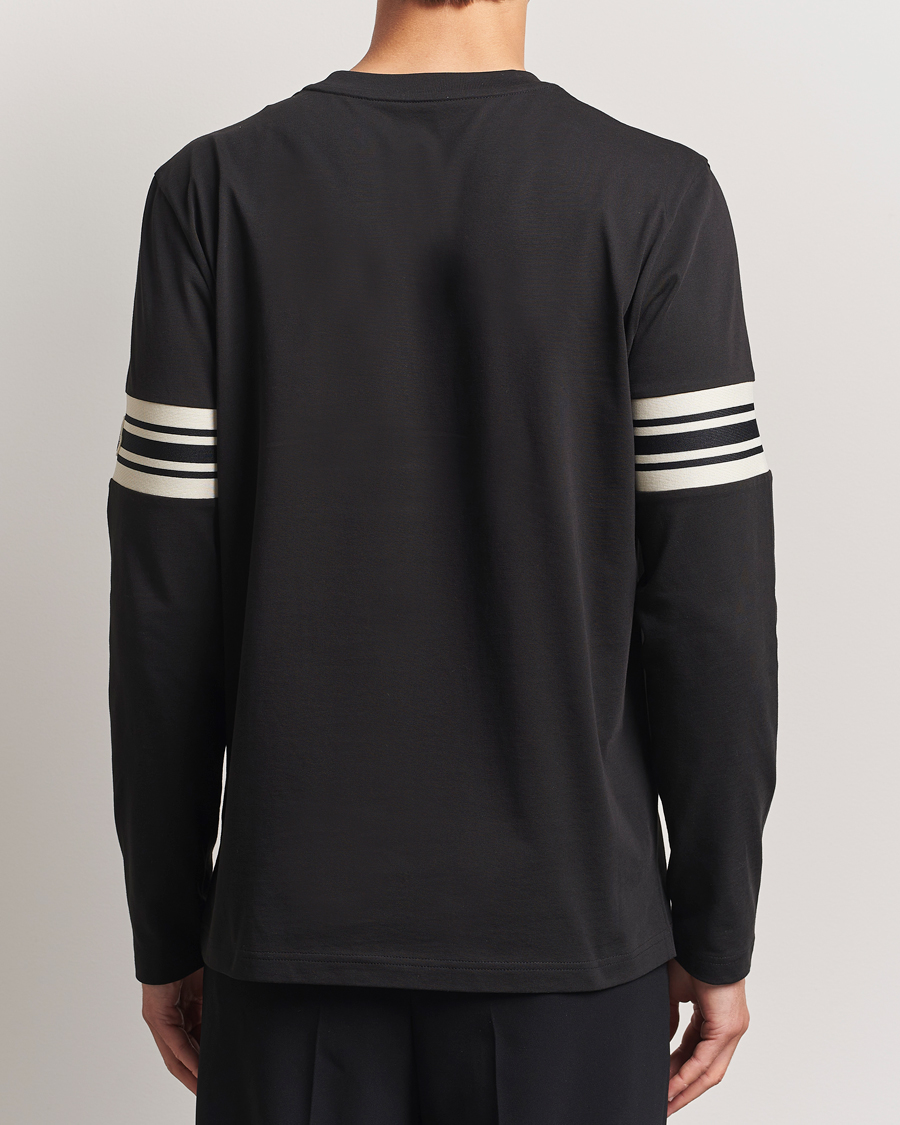 Herr | T-Shirts | Moncler | Archive Logo Long Sleeve T-Shirt Black