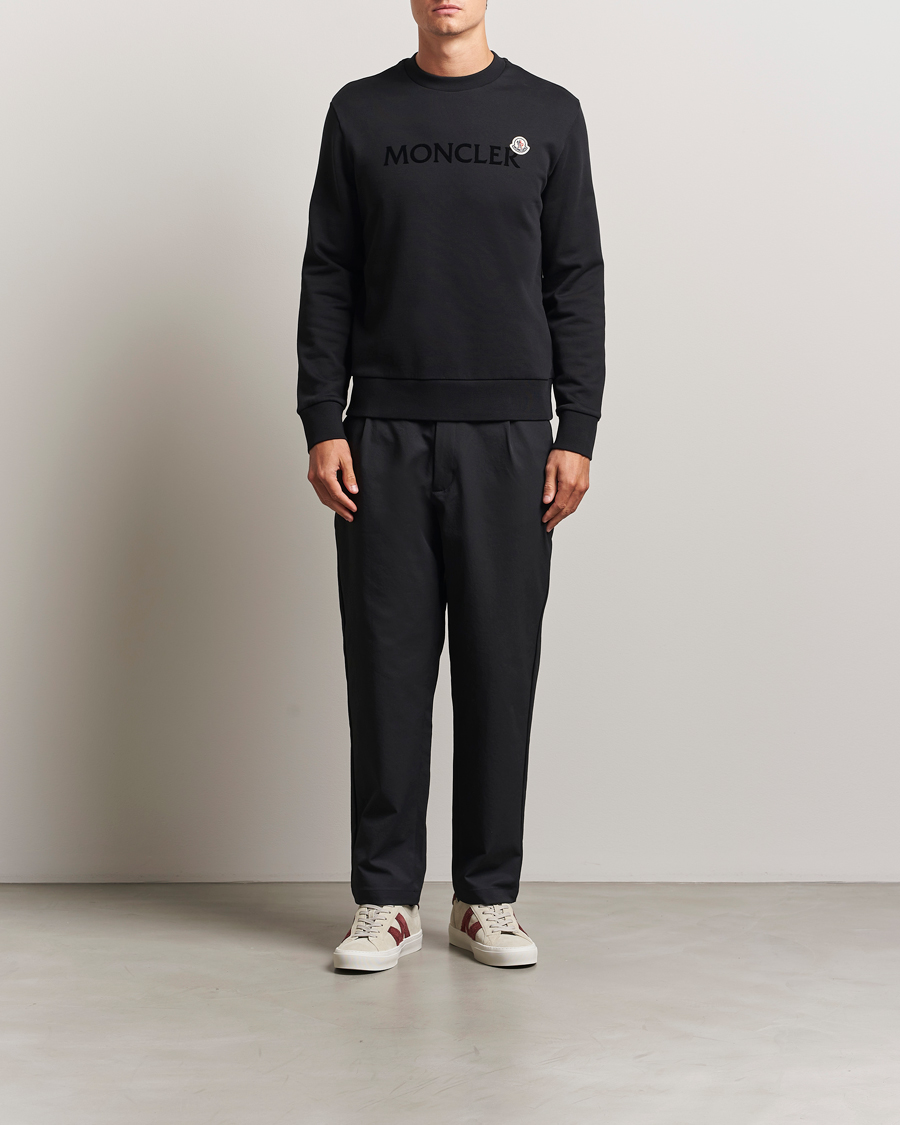 Herr | Tröjor | Moncler | Lettering Logo Sweatshirt Black