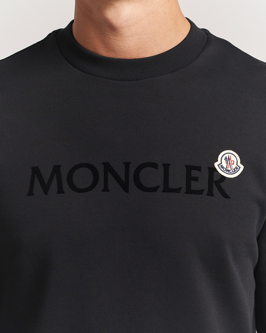 Herr | Tröjor | Moncler | Lettering Logo Sweatshirt Black