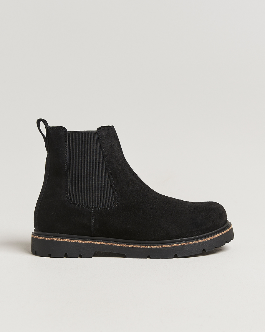 Herr | Kängor | BIRKENSTOCK | Highwood Suede Chelsea Boot Black