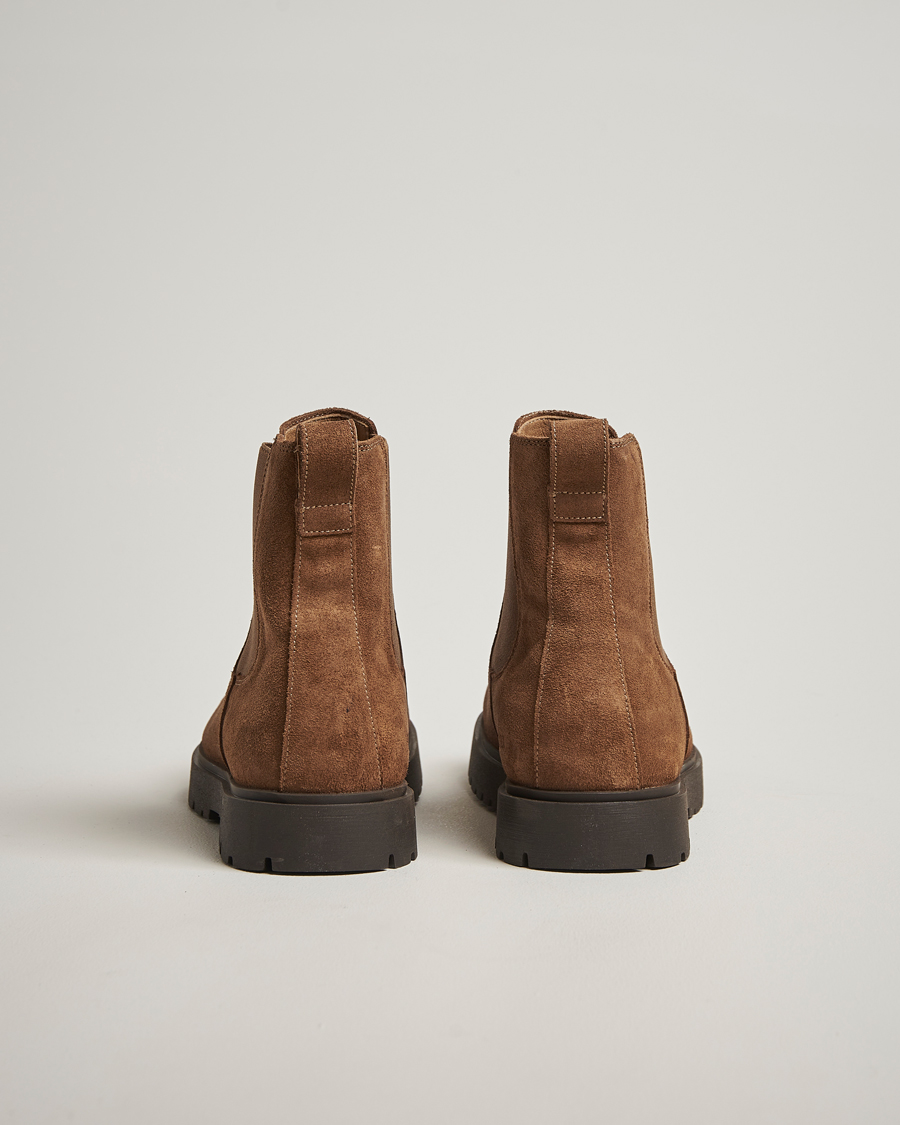 Herr | Kängor | BIRKENSTOCK | Highwood Suede Chelsea Boot Dark Tea