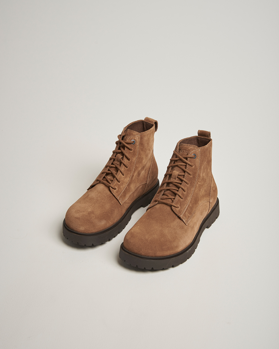 Herr | Kängor | BIRKENSTOCK | Highwood Suede Lace Boot Dark Tea