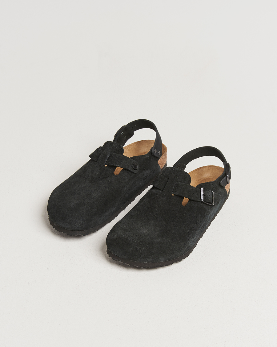 Herr | Sandaler & Tofflor | BIRKENSTOCK | Tokio Classic Footbed Black Suede