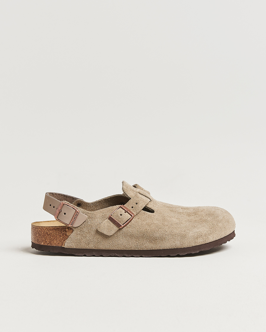 Herr | Sandaler & Tofflor | BIRKENSTOCK | Tokio Classic Footbed Taupe Suede