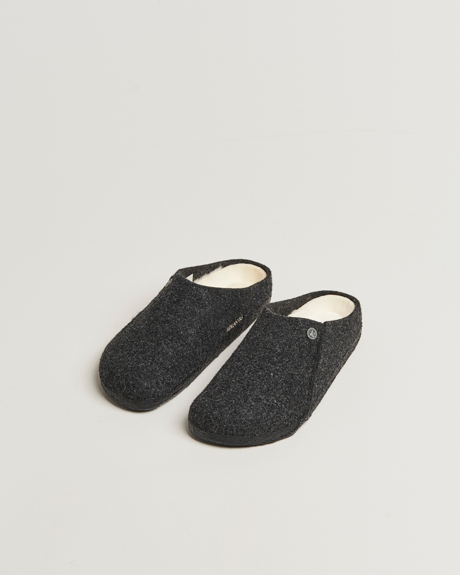 Herr | Sandaler & Tofflor | BIRKENSTOCK | Zermatt Shearling Wool Felt Anthracite