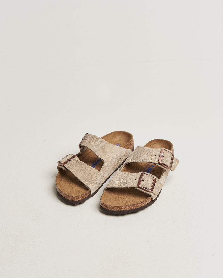 Herr | Sandaler & Tofflor | BIRKENSTOCK | Woman Arizona Soft Footbed Taupe Suede