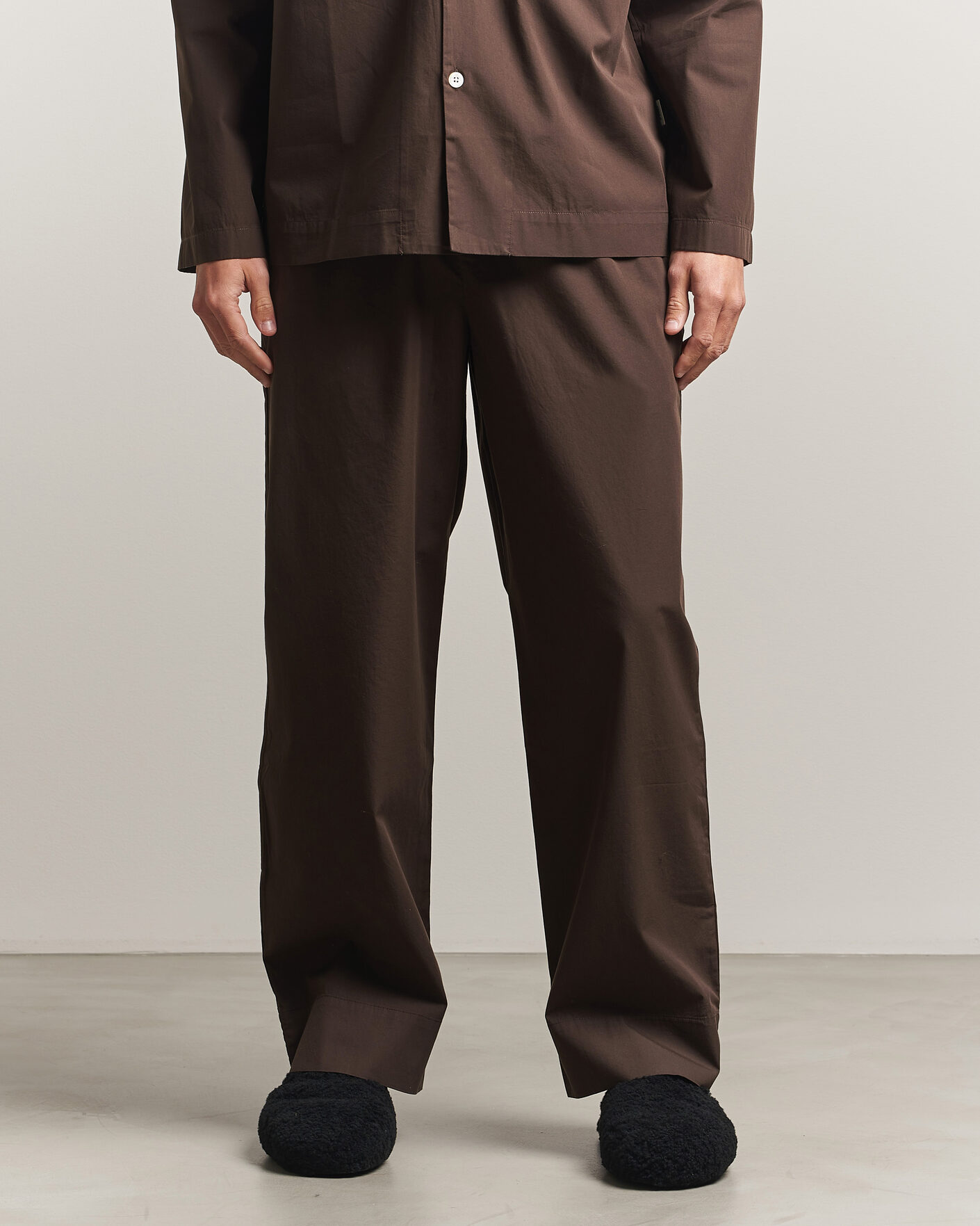 Herr | Pyjamas & Morgonrockar | Tekla | Poplin Pyjama Pants Coffee